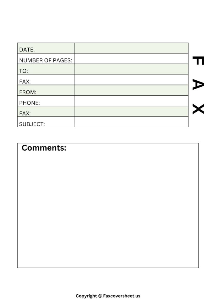 Urgent Fax Cover Sheet